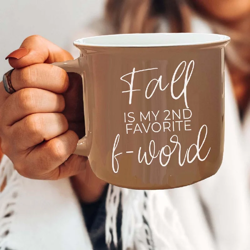 Lightweight picnic tumbler-Fall + F-Word Mug