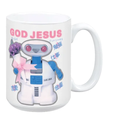 Wide base stability cup-God Jesus - Mug