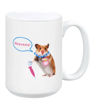 Eco-conscious recycled cup-Heavens Hamster - Mug