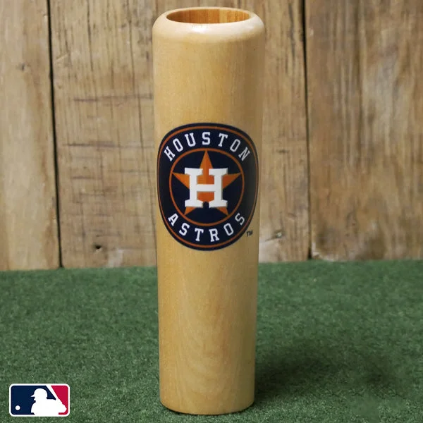 Hand-blown glass wine cup-Houston Astros INKED! Dugout Mug® | Baseball Bat Mug