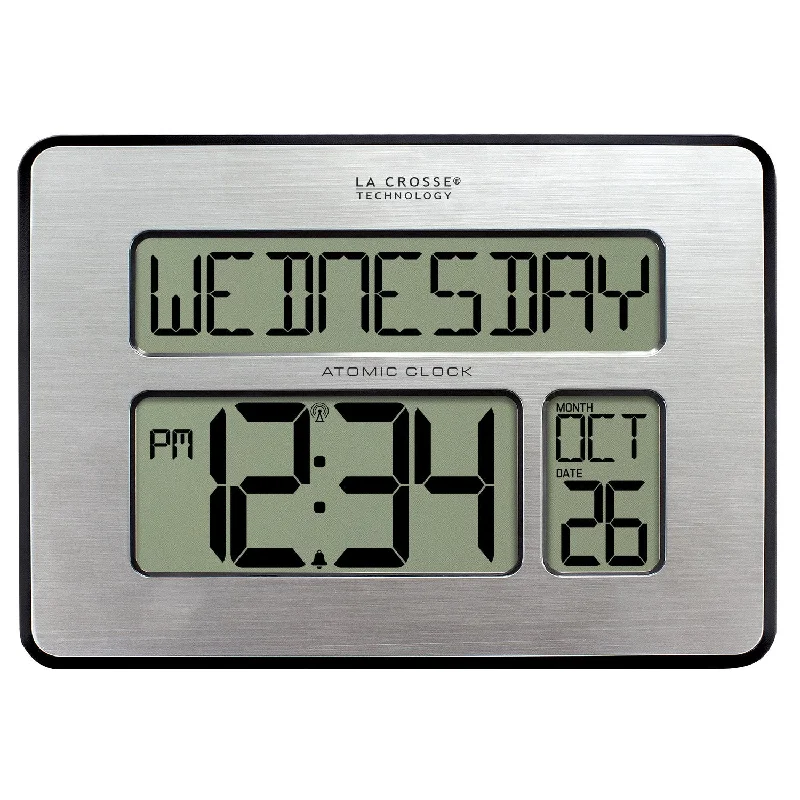 Eco-friendly cork coasters-LaCrosse Technology 513-1419V4 Atomic Digital Wall Clock