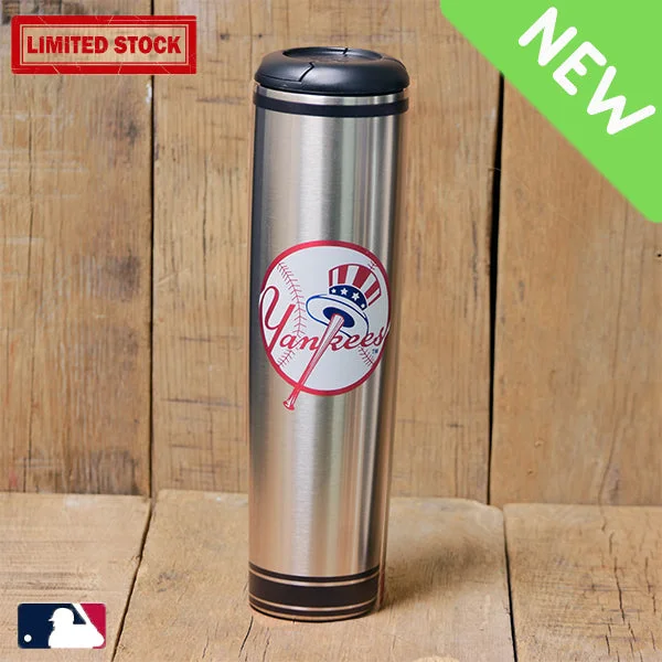 Unbreakable polycarbonate cup-New York Yankees Metal Dugout Mug | Stainless Steel Baseball Bat Mug