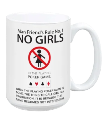 Heat-resistant borosilicate glass cup-No Girls - Mug