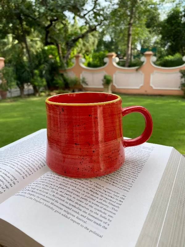 Modern ombre coffee cup-Red Vigo mug