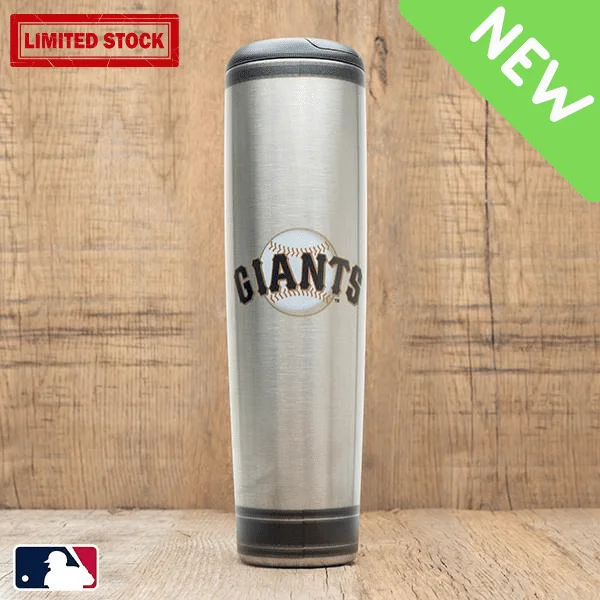 Non-toxic toddler training cup-San Francisco Giants Metal Dugout Mug | Stainless Steel Baseball Bat Mug