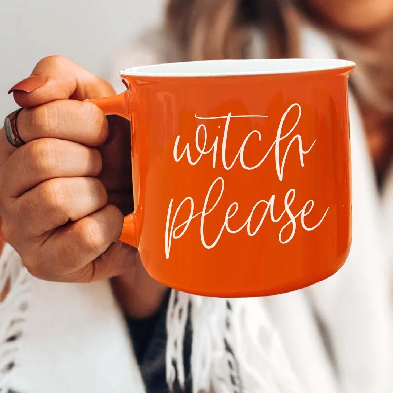 Insulated hot chocolate mug-Witch Please Mug