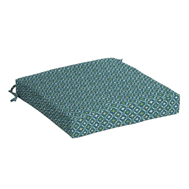 Plush chenille blanket-Arden Selections Escape Outdoor 21 x 21 in. Seat Cushion