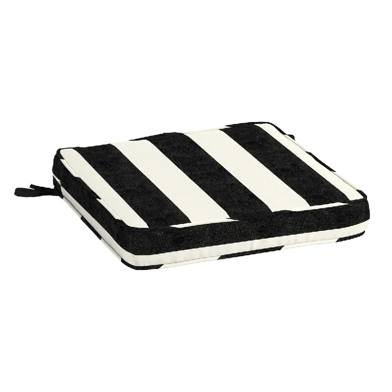 Onyx Black Cabana Stripe