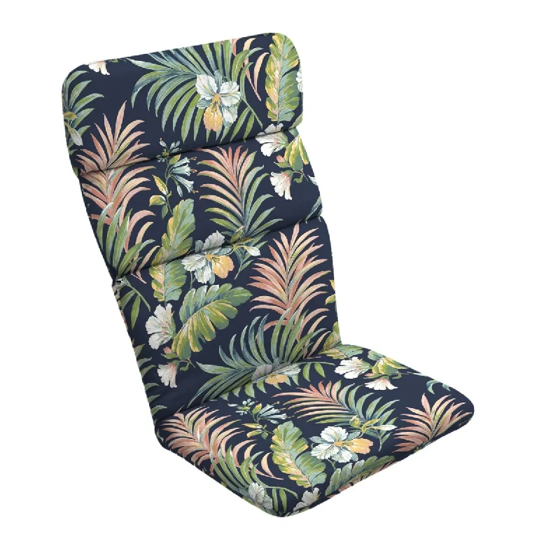 Porcelain figurine ornament-Arden Selections Simone Tropical Outdoor Adirondack Chair Cushion - 45.5 in L x 20 in W x 2.25 in H