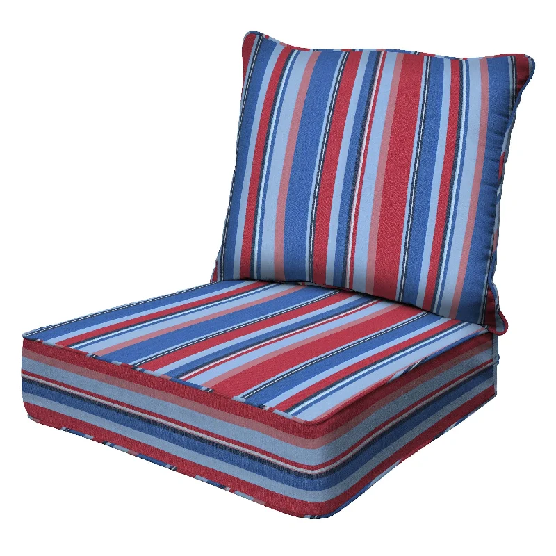 Stripe Blue & Red