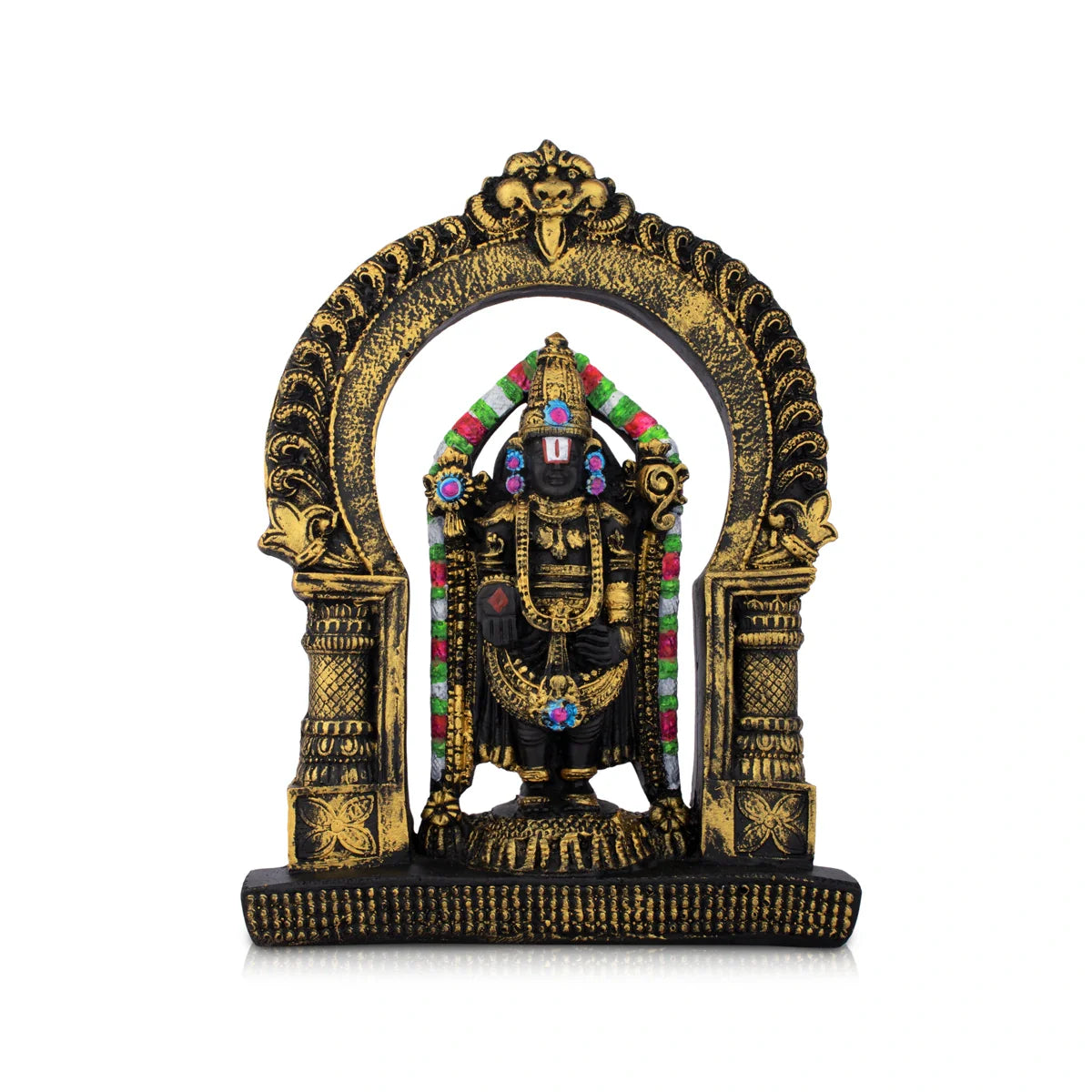 Vintage enamel wall clock-Balaji Murti - 9 x 6.5 Inches | Balaji Statue/ Balaji Idol for Pooja