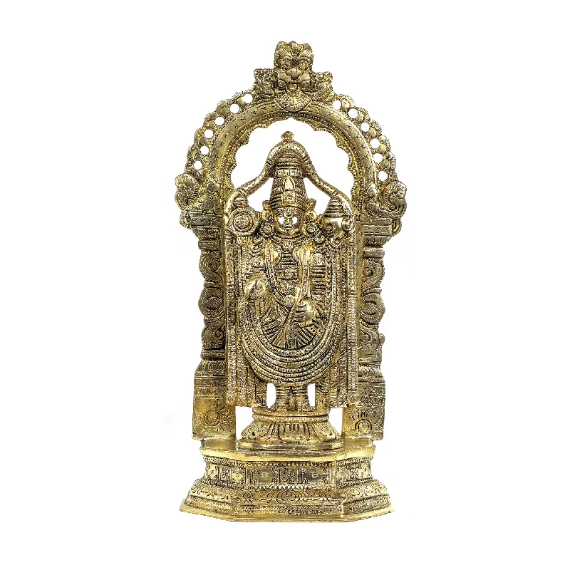 Hand-blown glass ornament-Brass Balaji