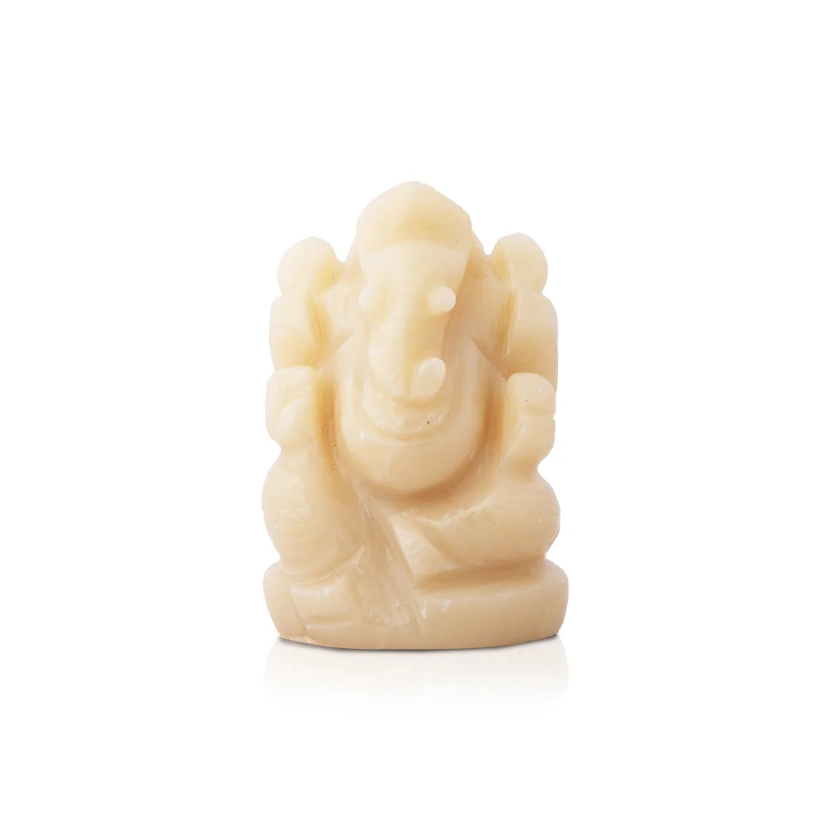 Floral scented candle-Ganesha Murti Statue - 2.5 x 1.75 Inches | Opal Statue/ Vinayaka Idol for Pooja/ 125 Gms Approx