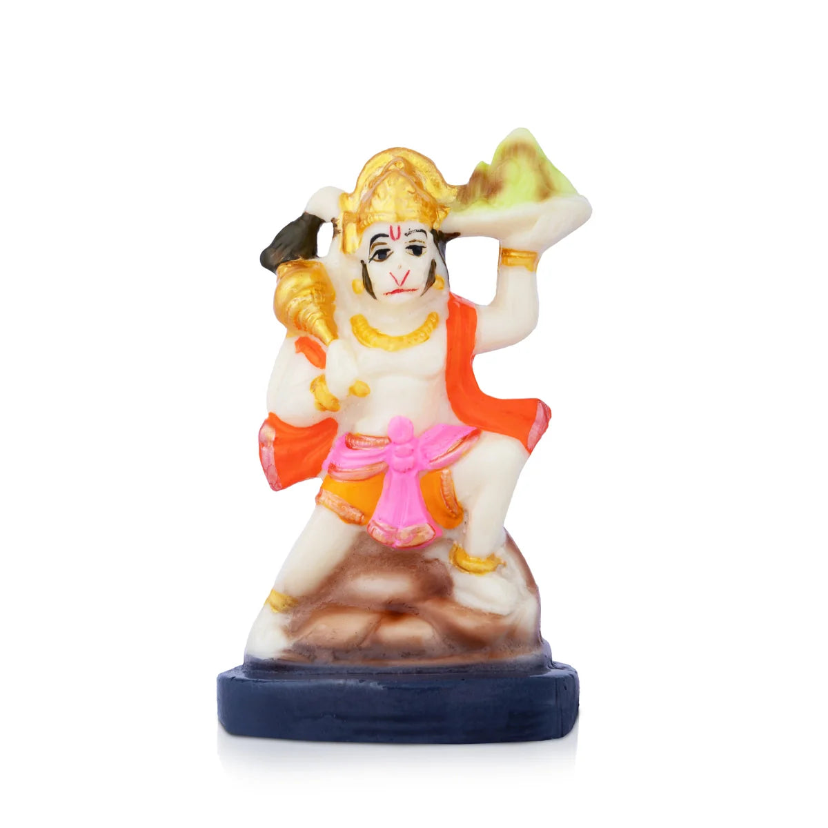 Retro vinyl record clock-Hanuman Statue - 4.5 x 2.5 Inches | Anjaneya Statue for Pooja