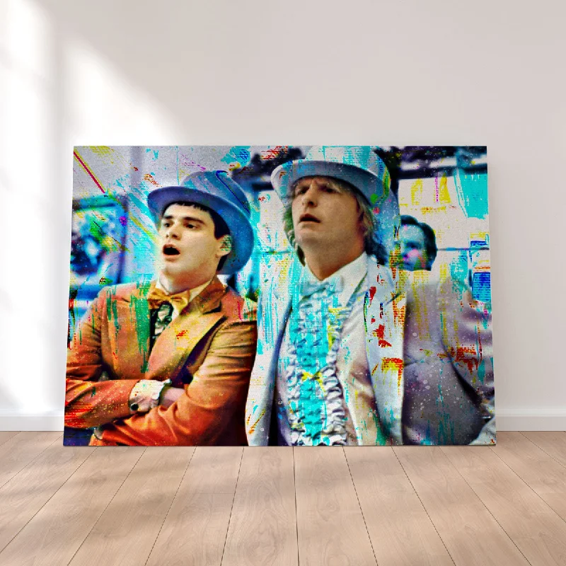 Modern ombre wall art-Dapper Harry & Lloyd Canvas Set