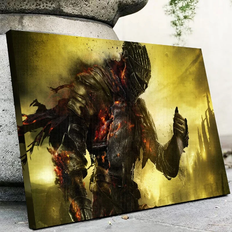 Retro table clock-Dark Souls Canvas Set