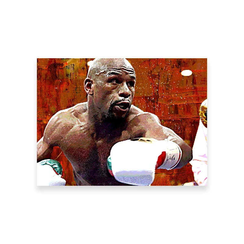 Hand-stitched quilt blanket-Floyd Mayweather Jr.