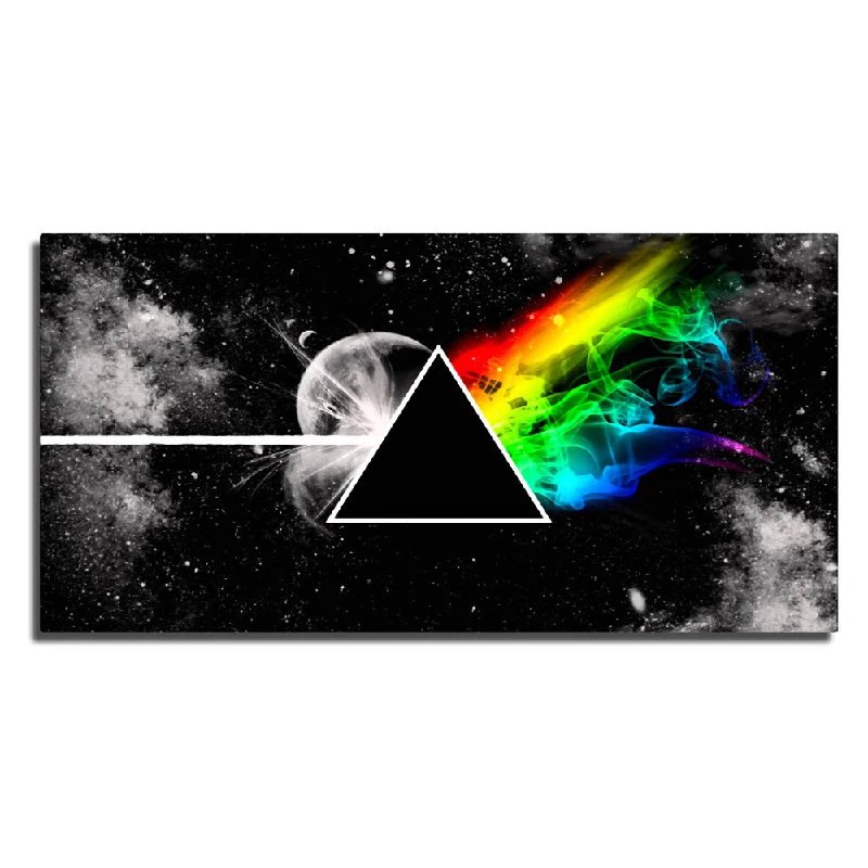 Soft cotton throw pillow-Pink Floyd - Dark Side of the Moon Panoramic