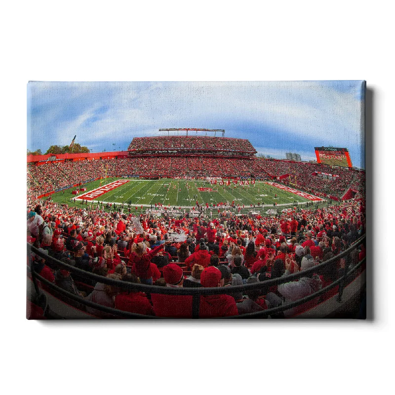 Rustic lantern decor-Rutgers Scarlet Knights - Fisheye SHI