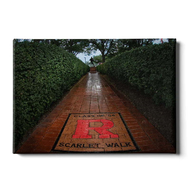 Floral decoupage tray-Rutgers Scarlet Knights - Scarlet Walk