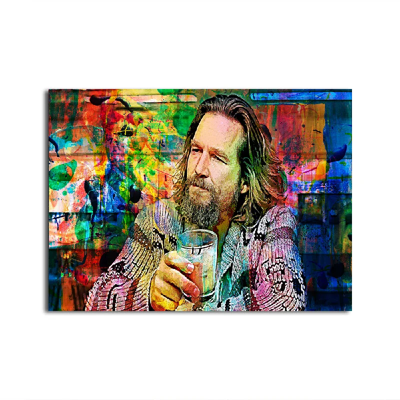 Textured wall art panel-The Dude All Colors