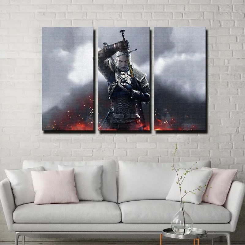 Retro polka dot cushion-Witcher Canvas Set