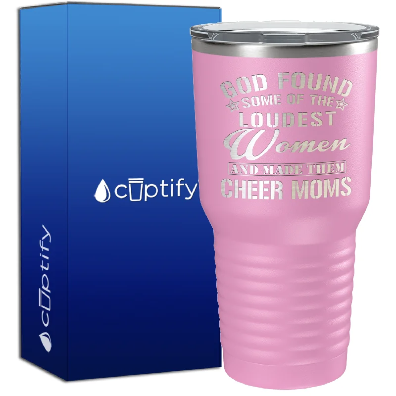 Modern geometric design mug-God Found Some of the Loudest Women 30oz Cheer Tumbler