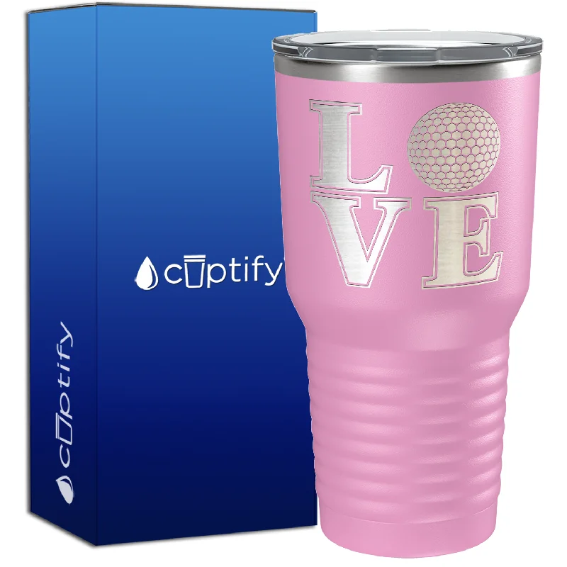 BPA-free plastic juice cup-Love Golf 30oz Golf Tumbler